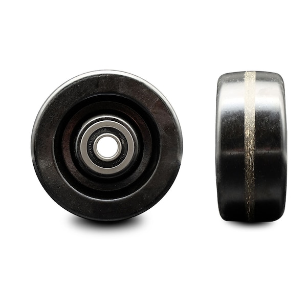 SCC - 5" Phenolic Wheel Only w/Ball Bearing - 1/2" Bore - 1000 lbs Capacity